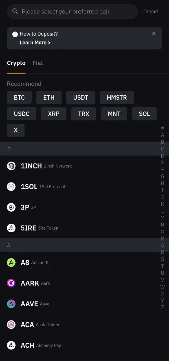 Bybit mobile crypto deposit for Indian traders