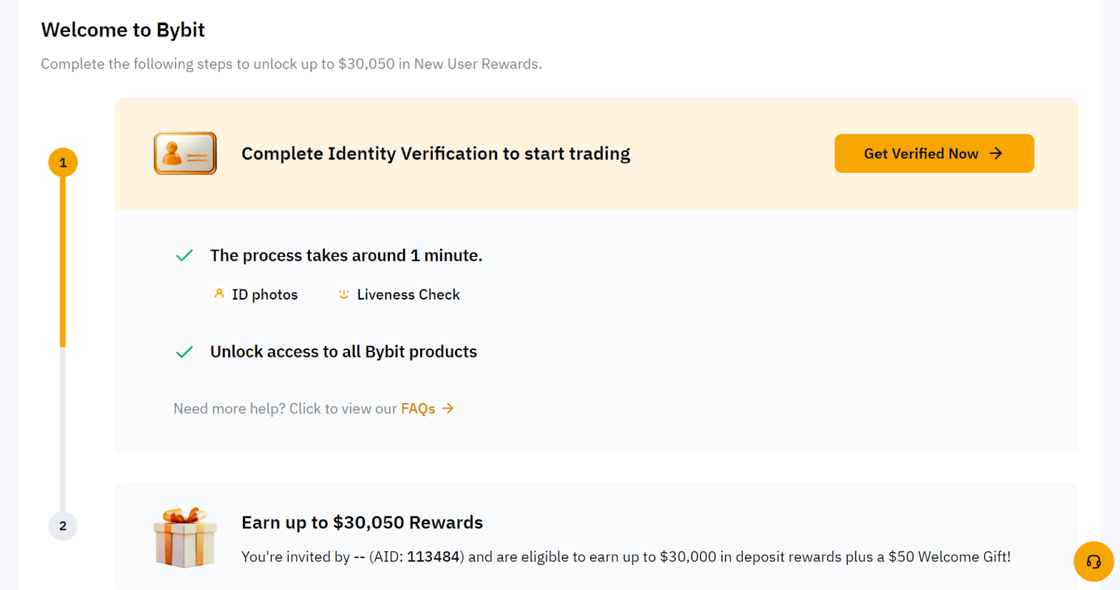 Bybit welcome verification steps for Indian traders